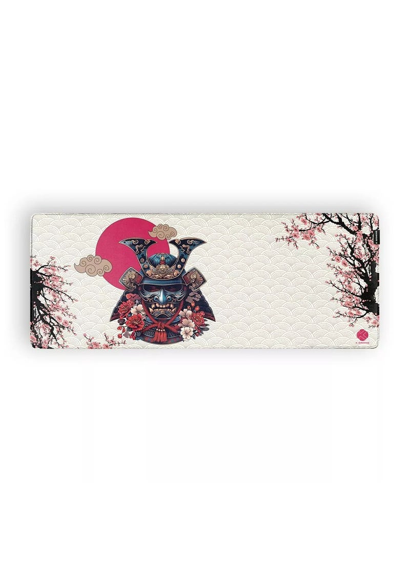 k Gaming Gaming Mousepad Glide Samurai XL 800 x 300 x 3MM Waterproof with Anti Slip Rubber Base 