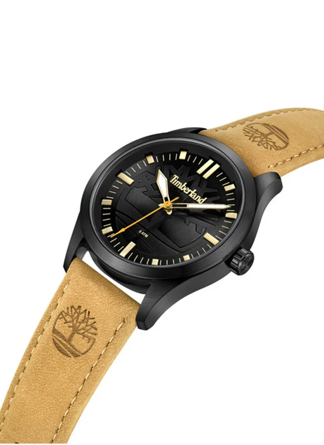 تمبرلاند Timberland Rambush Watch For Men With Brown Leather Strap 42MM 5 ATM - TDWGA0029601