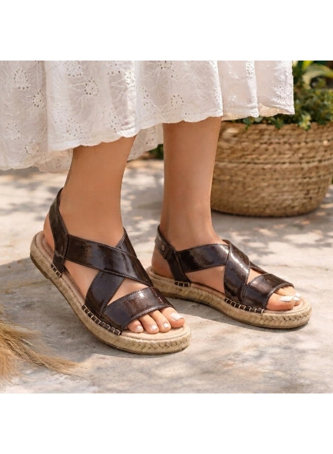 Vbranda Crisscross Strap Summer Sandals C-139 - Image 1