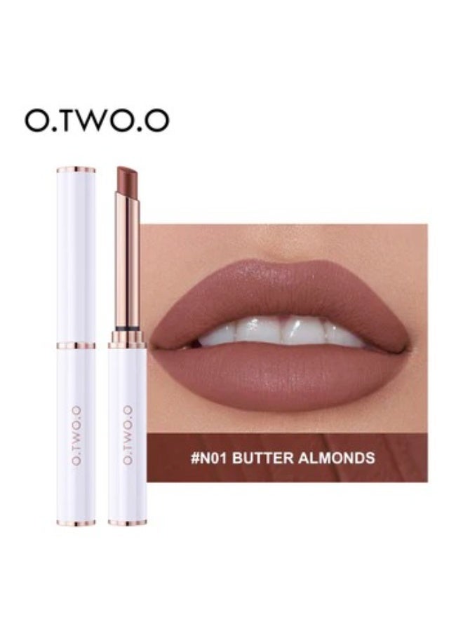 O.TWO.O  Long Lasting Velvet Matte lipstick thin tube Lipstick High Saturation Lipstick - Image 1
