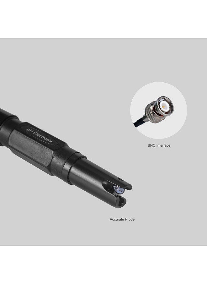 Professional Laboratory Electrode Aquarium Hydroponic Laboratory pH Electrode Probe BNC Controller Meter Connector