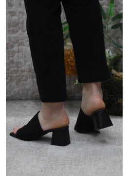 Fort 6397 Lace Braided Heeled Women's Slippers  - Image 4