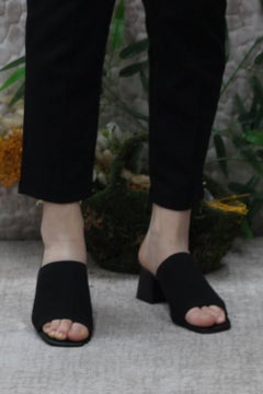 Fort 6397 Lace Braided Heeled Women's Slippers  - Image 2
