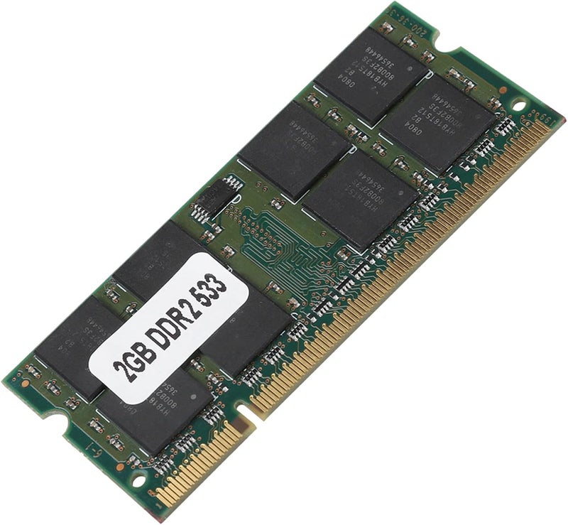 2 جيجابايت من ذاكرة الوصول العشوائي (RAM) لأجهزة اللابتوب من نوع DDR2 بسرعة 533 ميغاهرتز و200 طرف، وحدة ذاكرة DDR2 PC2-4200 متوافقة مع اللوحات الأم، ذاكرة عالية السرعة ومخصصة للاستخدام مع استهلاك منخفض للطاقة (1.8 فولت). - Image 5