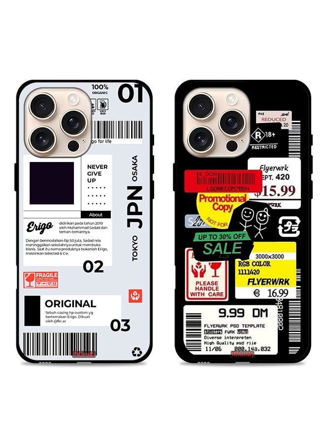 Tolwak Two Cases For Apple iPhone 16 Pro Max Protective Covers Japan Promotional Sticker - Image 1