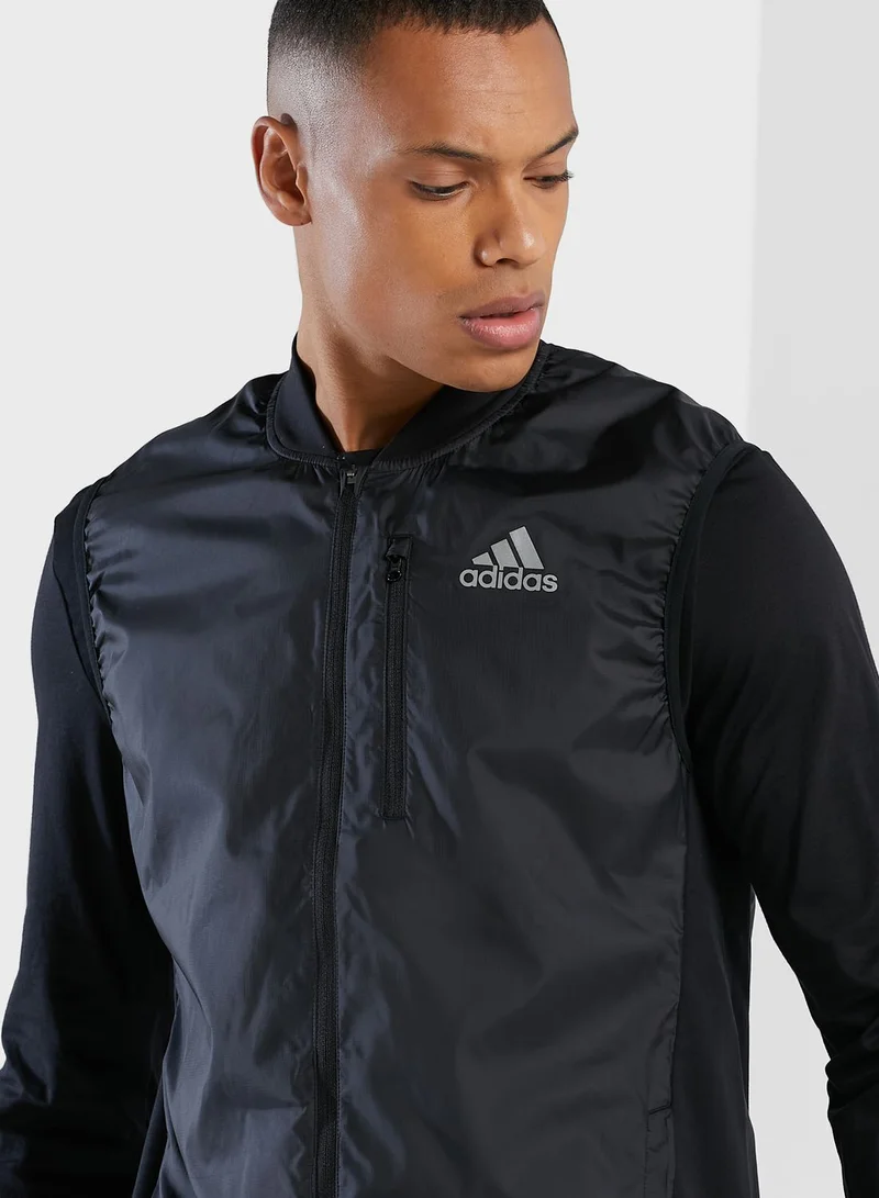 Adidas Logo Aeroready Gilet Vest Jacket