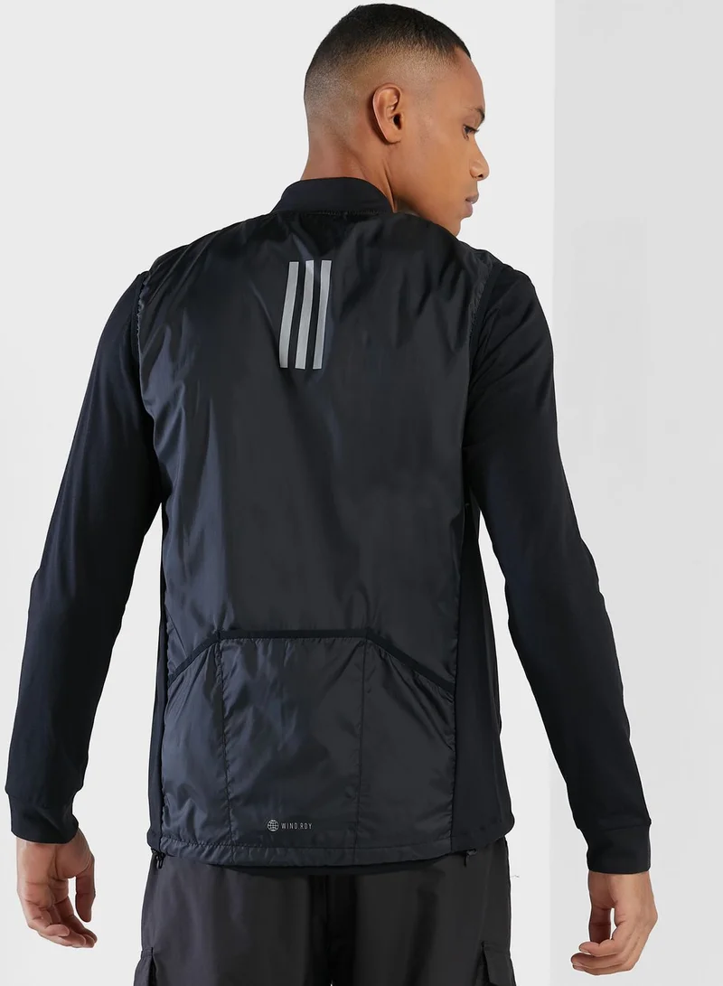 Adidas Logo Aeroready Gilet Vest Jacket