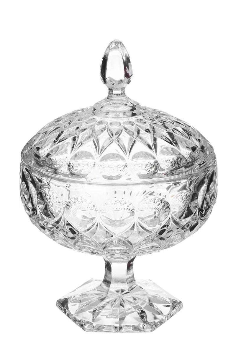 السيف غاليري سكرية زجاج السيف غاليري، 16×24 سم، بغطاء - شفاف