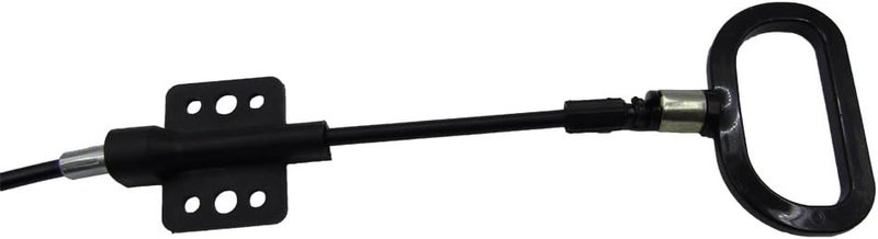 TKMOS 2 Pieces Recliner Release Cable Replacement D-Ring Pull Handle, Exposed Length 4.75" with S Tip - Image 2