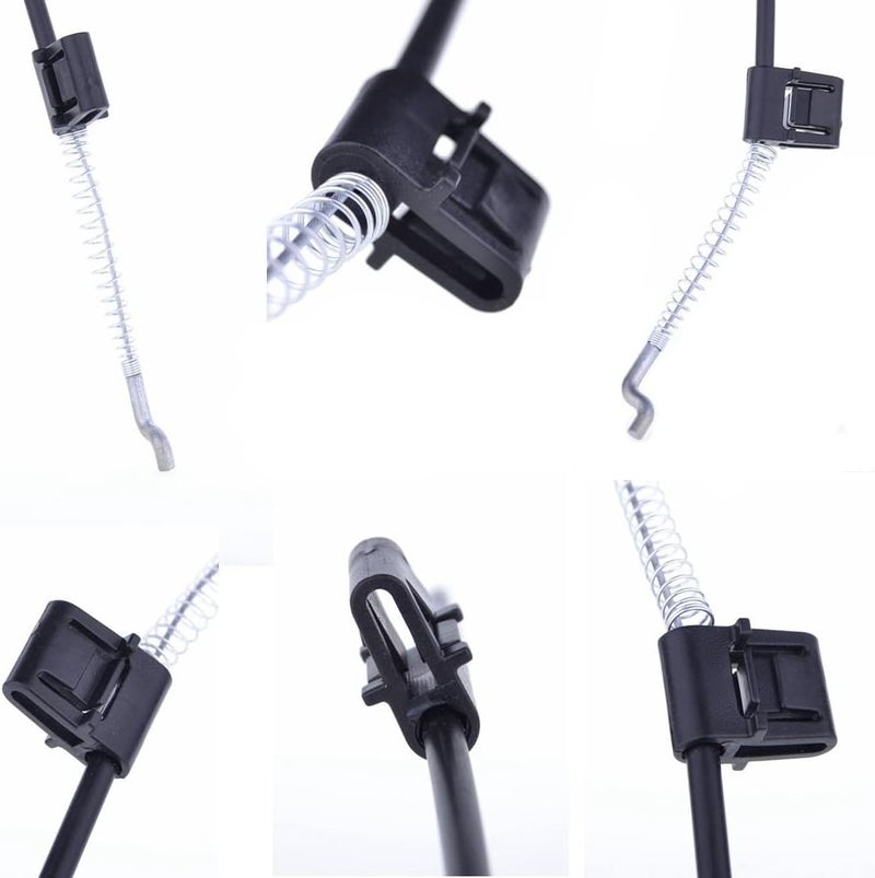 TKMOS 2 Pieces Recliner Release Cable Replacement D-Ring Pull Handle, Exposed Length 4.75" with S Tip - Image 5