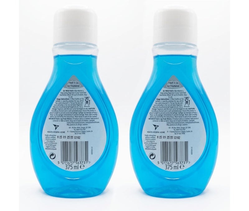 Air Wick Fresh N Up Fresh Water Air Freshener, 2 x 375ml, Long Lasting Scent for Home - Image 2