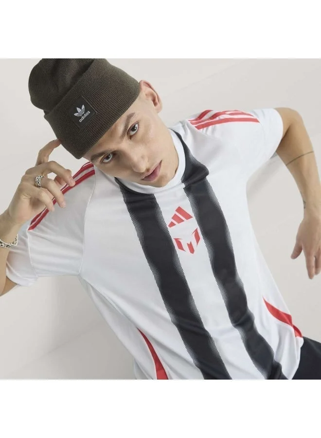 اديداس قميص ميسي للرجال بأكمام قصيرة