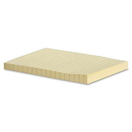 Business Source Yellow Adhesive Notes 4"x6" - Image 2