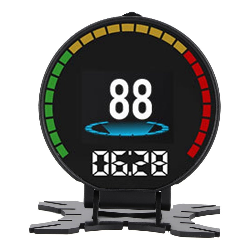 شاشة عرض أمامية متعددة الوظائف OBD2 لعداد السيارة مع إنذار السرعة الزائدة - شاشة عرض أمامية تعمل بالتوصيل المباشر تُظهر السرعة وعدد الدورات ودرجة الحرارة لتعزيز سلامة القيادة - Image 3