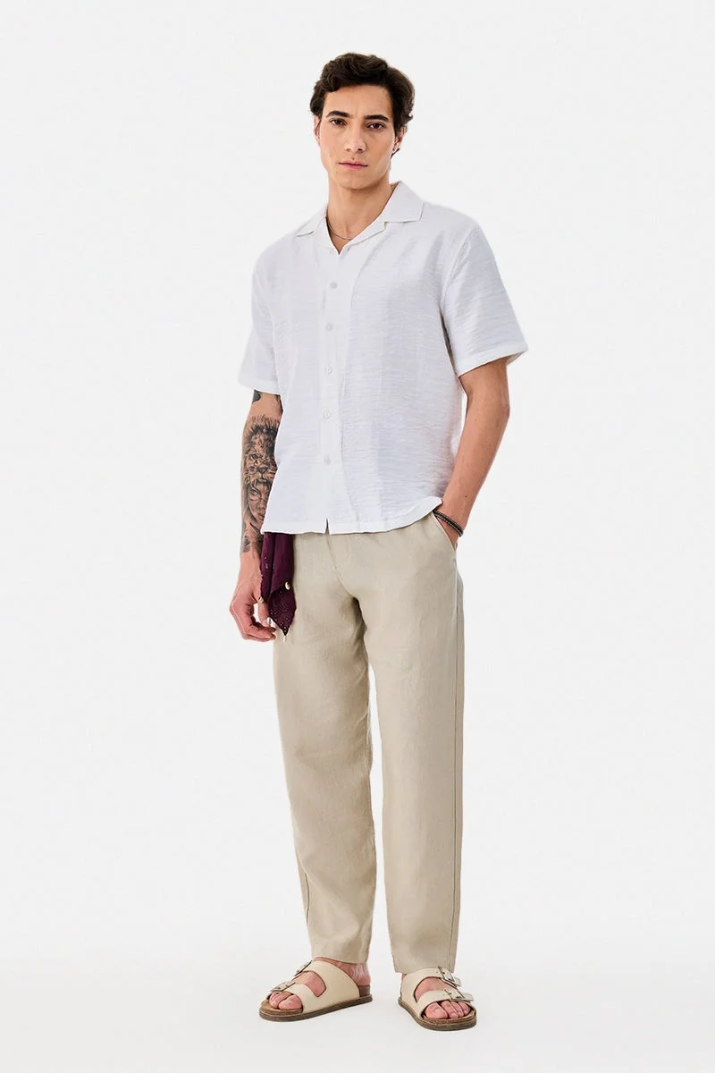 سنيتش Textured Box Fit Shirt