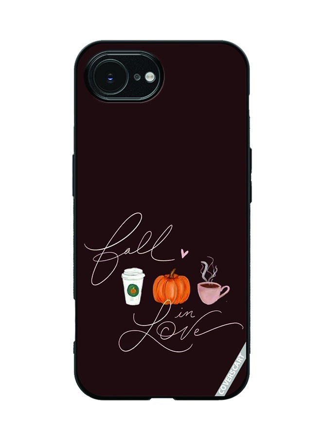 COVERSCART Protective Case Cover For Apple iPhone 16e Fall In Love Design Multicolour