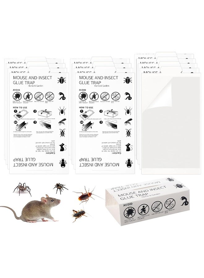 Muyixin 10PCS Spider&Insect Glue Traps Pest Glue Traps Spider Traps Adhesive Cockroach Killer Glue Boards Cricket Sticky Traps for Mice,Roaches,Spider,Rats,Insects Healthy&Easy to Use Indoor Pest Control - Image 1