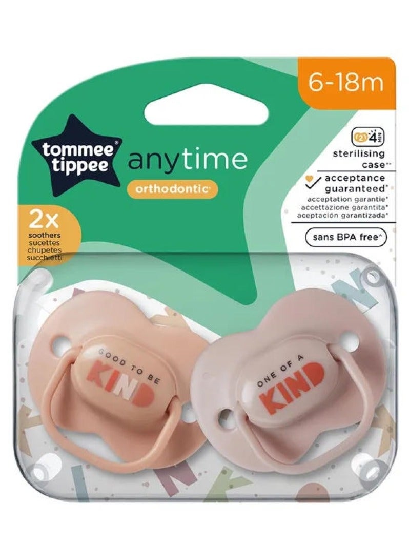tommee tippee Anytime Soother 6-18 Months - Image 1