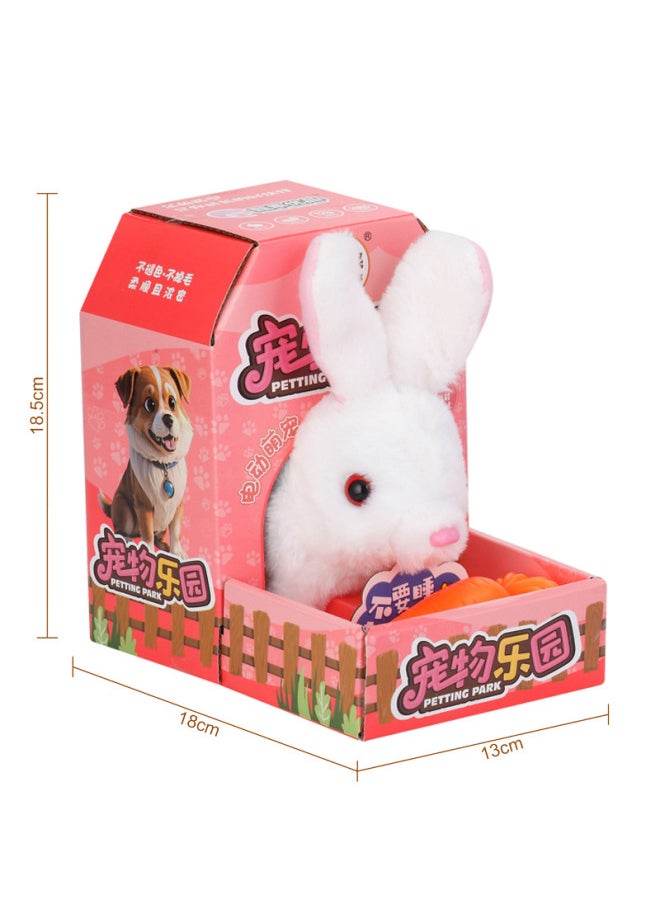 Jialixing Play House Electric Walking Sound Shake Tail Stuffed Pet Dog Rabbit Parent-child Interactive Cute Pet Animal-Color:688-314 Dogs, 72 Boxes In 1 Box  - Image 5
