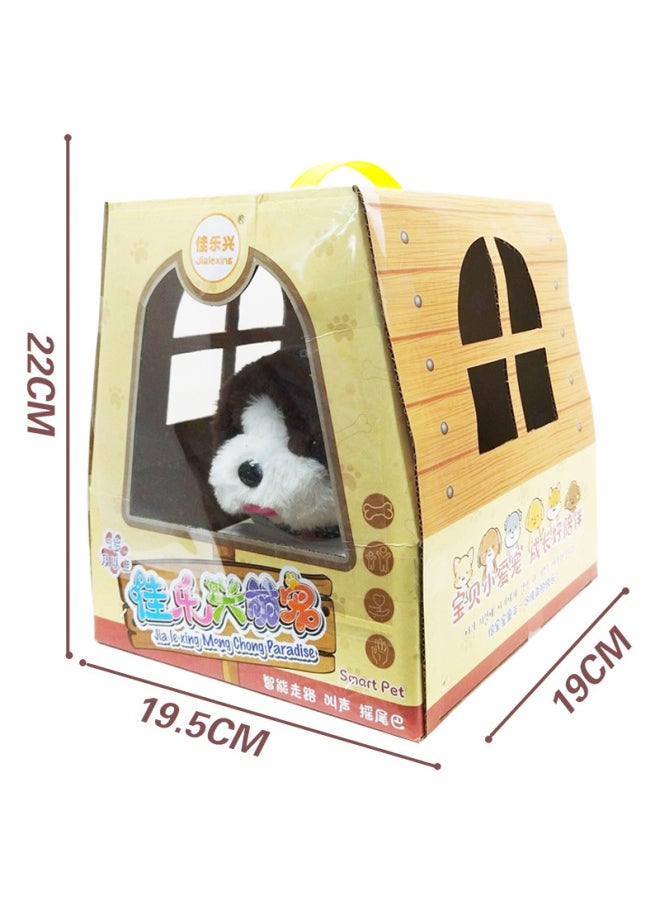 Jialixing Play House Electric Walking Sound Shake Tail Stuffed Pet Dog Rabbit Parent-child Interactive Cute Pet Animal-Color:688-314 Dogs, 72 Boxes In 1 Box  - Image 2