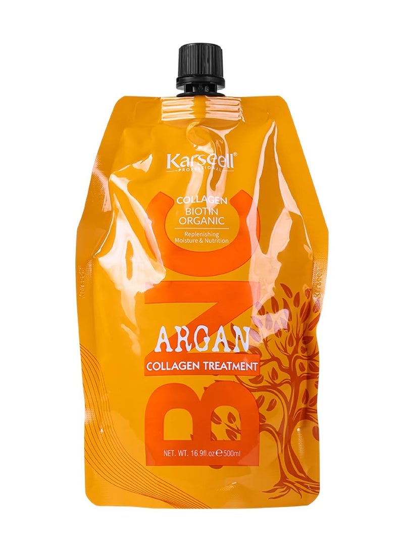 كارسيل بلسم علاج الشعر، 16.9 اونصة سائلة (500 مل) - اصلاح عميق بزيت الارغان والكيراتين للشعر الجاف والتالف والمجعد والمبيض