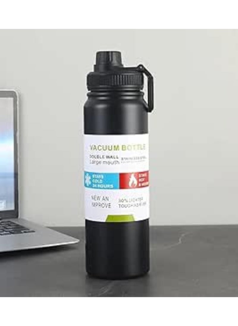 Generic - 800ml Vacuum Insulated Stainless Steel Thermal Bottle, Leakproof, BPA Free, Hot/Cold Sports Water Bottle for Coffee, Tea, Travel - Image 1