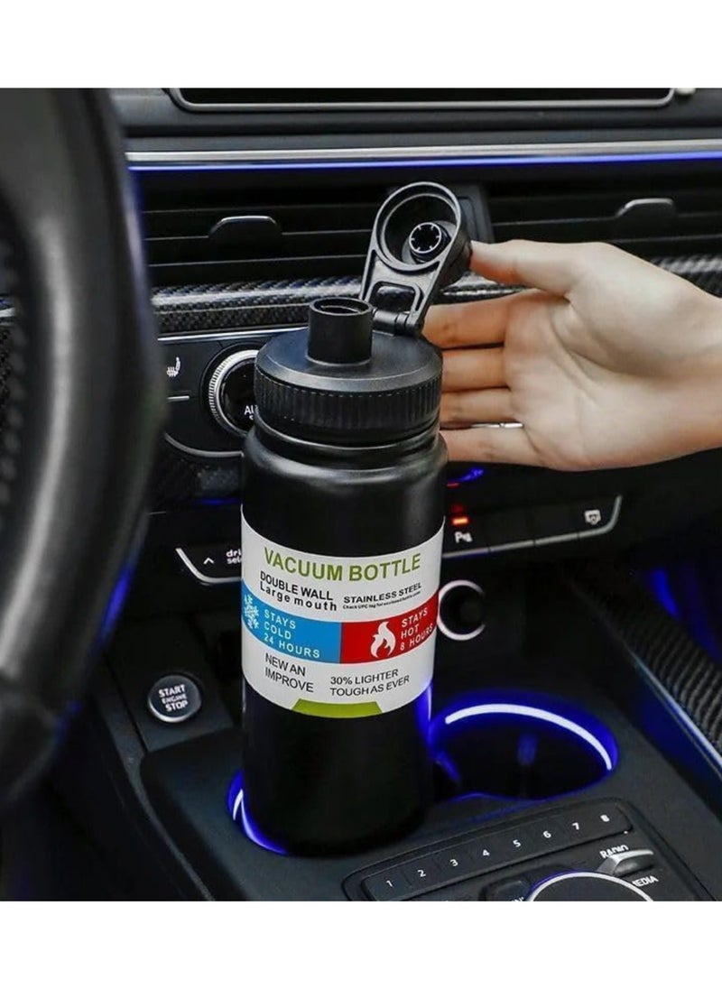 Generic - 800ml Vacuum Insulated Stainless Steel Thermal Bottle, Leakproof, BPA Free, Hot/Cold Sports Water Bottle for Coffee, Tea, Travel - Image 1