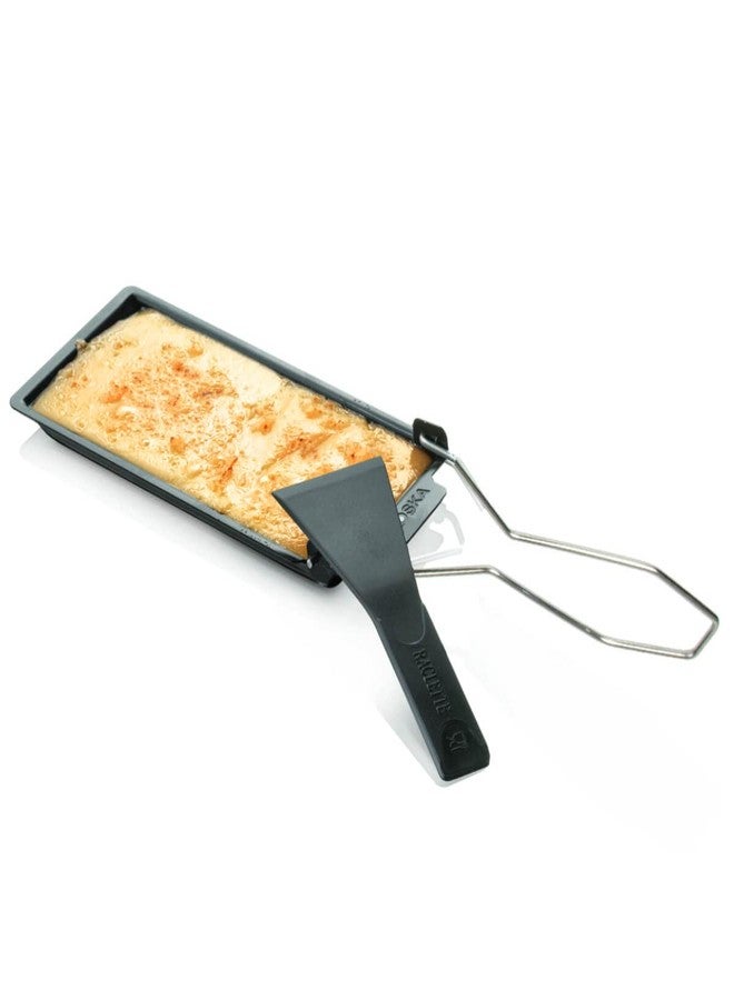 BOSKA Stainless Steel Cheese Barbeclette - Raclette Cheese Pan with Spatula - For Cooking, Baking, Grilling - Wedding Registry Items Small Kitchen Appliances for up to 4 Persons - Image 1