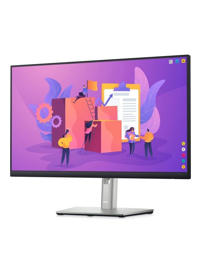 DELL P2422H 24 Inch FHD (1920x1080) IPS Monitor With Refresh Rate 60 Hz, Response Time 5 ms, 99% sRGB, DisplayPort, HDMI, 4x USB, Adjustable Stand Black - Image 2