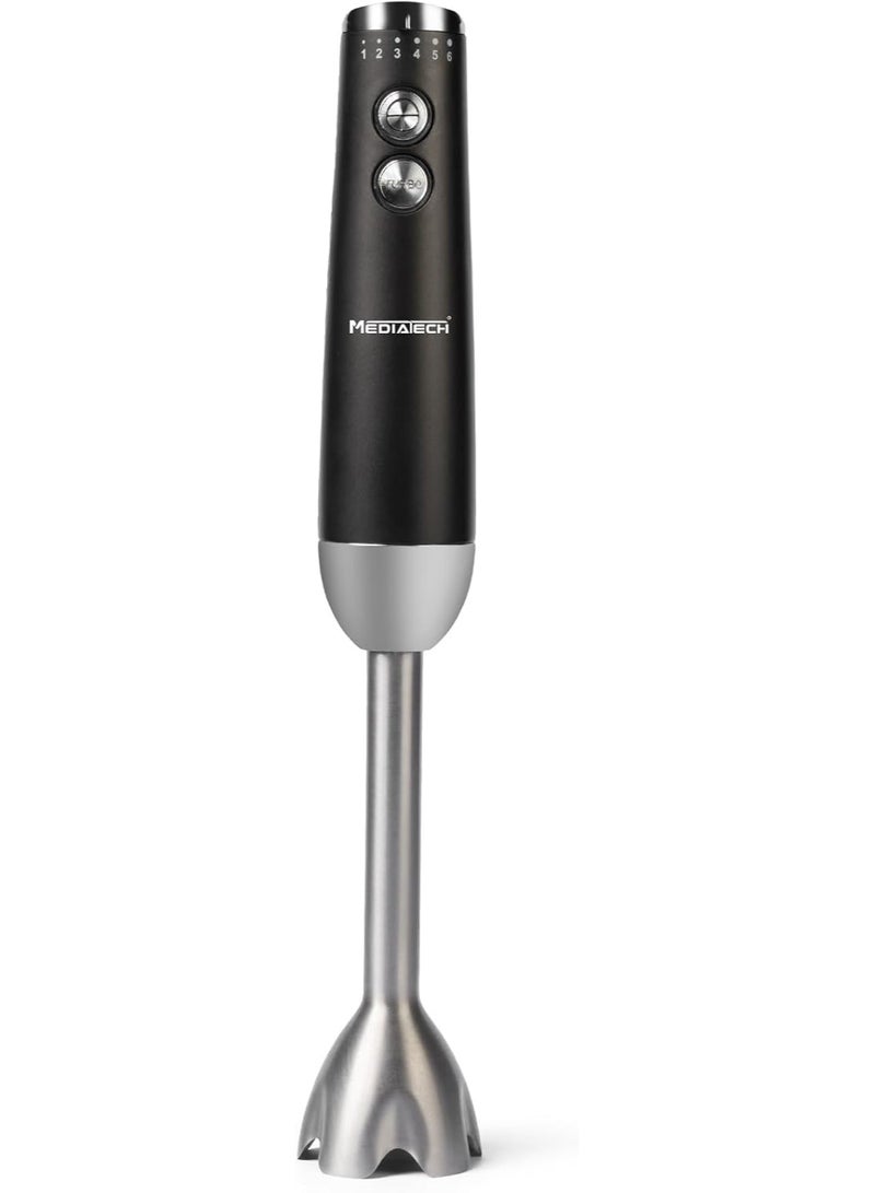 ميدياتيك ميديا تك خلاط يدوي، 1200 وات، موتور نحاس، MT-HB300 - اسود - Image 1