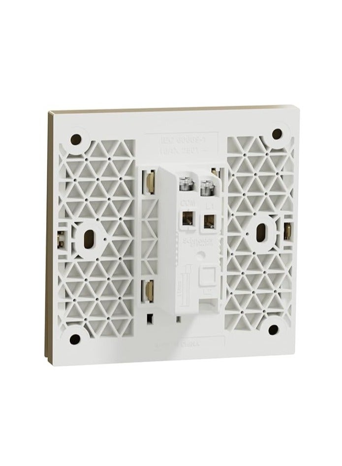 Schneider AvatarOn C, 1 Gang, Switch, 16AX 250V, Wine Gold, E8731L1F_WG - Image 3