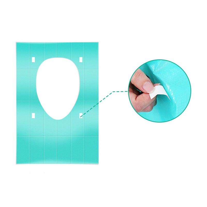 20pcs Disposable Toilet Seat Paper Simple Practical Lightweight Toilet Seat Cover for Home Outdoor Travel - Image 3