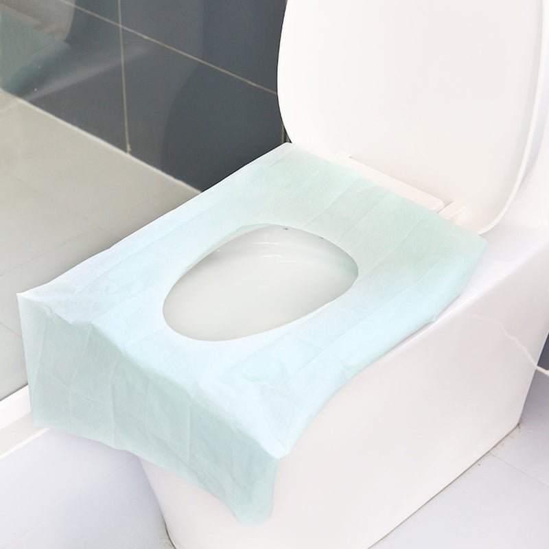 20pcs Disposable Toilet Seat Paper Simple Practical Lightweight Toilet Seat Cover for Home Outdoor Travel - Image 2