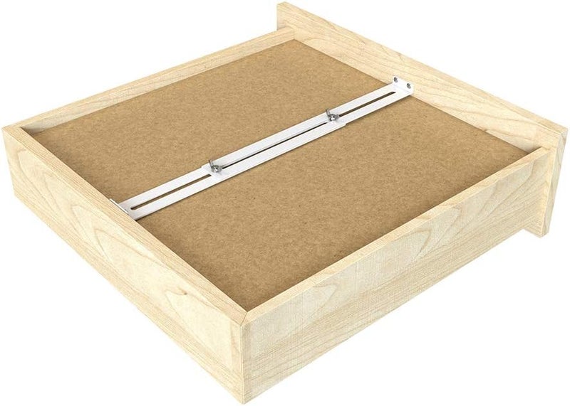 FRMSAET Drawer Repair Kit - Used to Reinforce and Repair Wooden/MDF/Chipboard Drawers Cabinet Reinforcement Heavy Duty Steel Hardware Furniture Accessories - Includes Screws (4 Pack) - Image 1