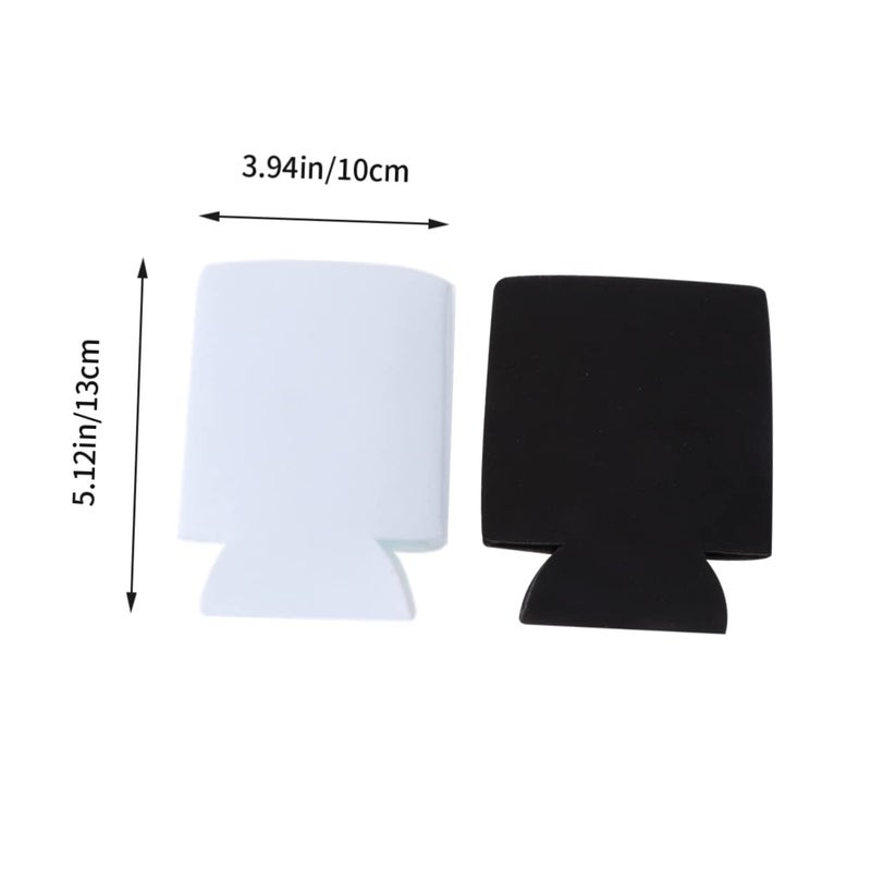 20Pcs Black White Beer Bottle Holder Insulator Sleeve Decorative Beverage Covers for Parties Festivals Home Use - Image 3