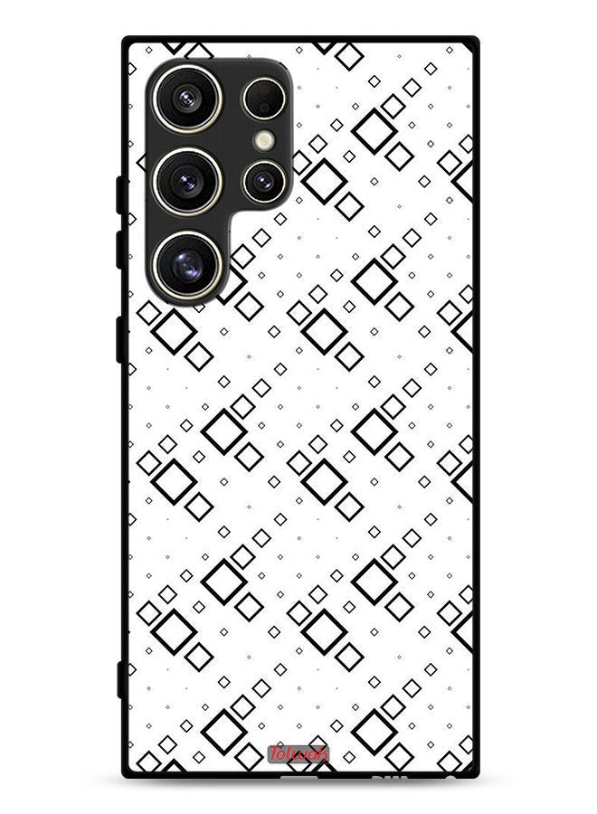 Tolwak Samsung Galaxy S24 Ultra 5G Protective Case Cover Square Abstract Digital Art - Image 1