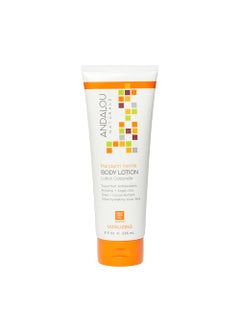 Andalou Naturals Vitalizing Body Lotion, Mandarin Vanilla Body Moisturizer, 8 Oz, Shea Butter, Cocoa Butter, Argan Oil, Rosehip Oil & Aloe Vera, Vegan
