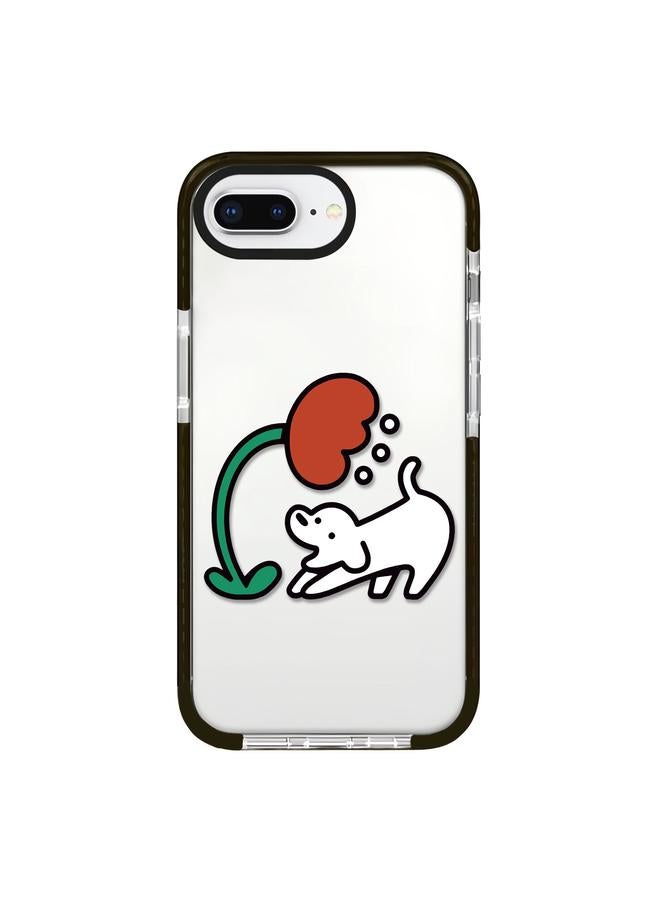 S-TOP Case For iPhone 7 Plus / 8 Plus Simple Illustration Pattern Full Coverage Phone Case - Image 1
