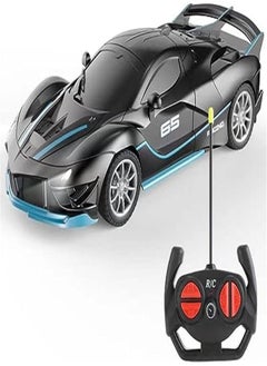 Goolsky Goolsky Remote Control Car, RC Cars Xmas Gifts for Kids 1/18 Electric Racing Hobby Toy Car Black Model Vehicle for Boys Girls Adults with Controller  - Image 1
