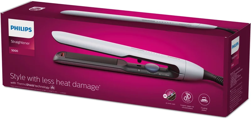 فيليبس 5000 Series Straightener BHS520/03, 2 Years Guarantee