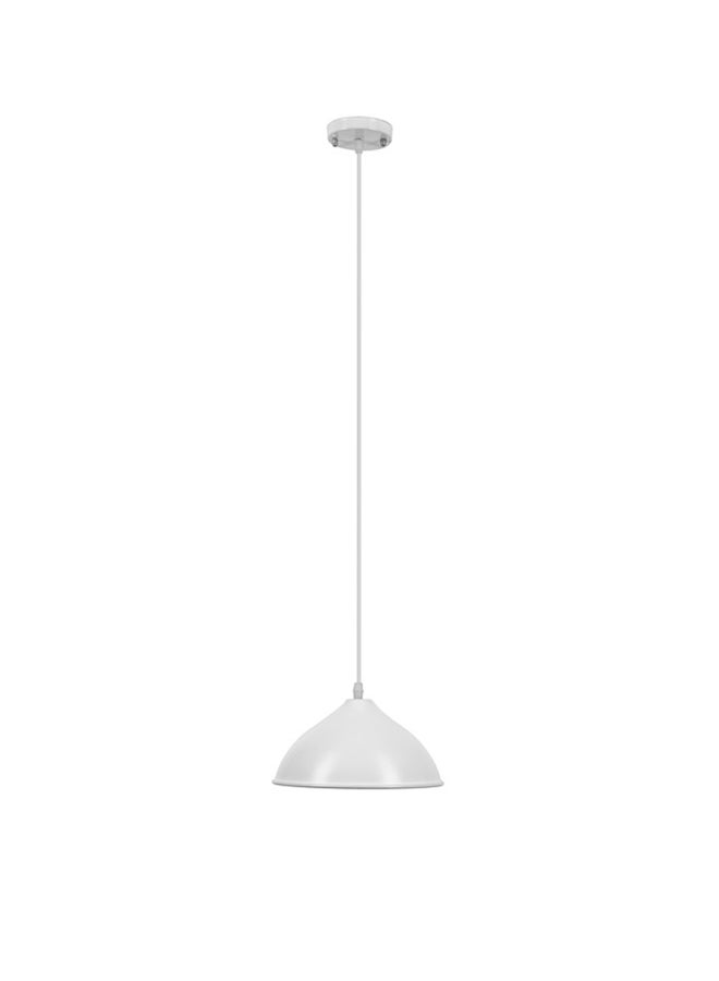 El Rawda Lighting Indo Ceiling Lamp - Single | modern decorative LED E27 pendant light ceiling lamp hanging | suitable for any room | Color: White | Size: 70x23 cm