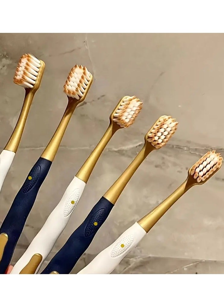 Goolsky 6pcs GentleCare Soft Bristle Toothbrushes - Effective Deep Cleaning, Fragrance-Free, Ergonomic Handle for Comfortable Grip, Ideal for Sensitive Teeth and Gums  - Image 1