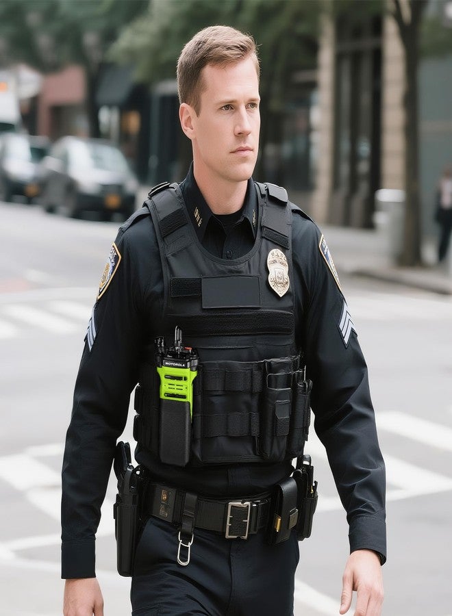 LUITON Tactical Holster for Motorola APX6000 Molle Radio Holder Molle Pouch Tactical Radio Holster Vest Mount Portable Radio Case Compatible with Motorola APX6000/APX8000 - Image 2