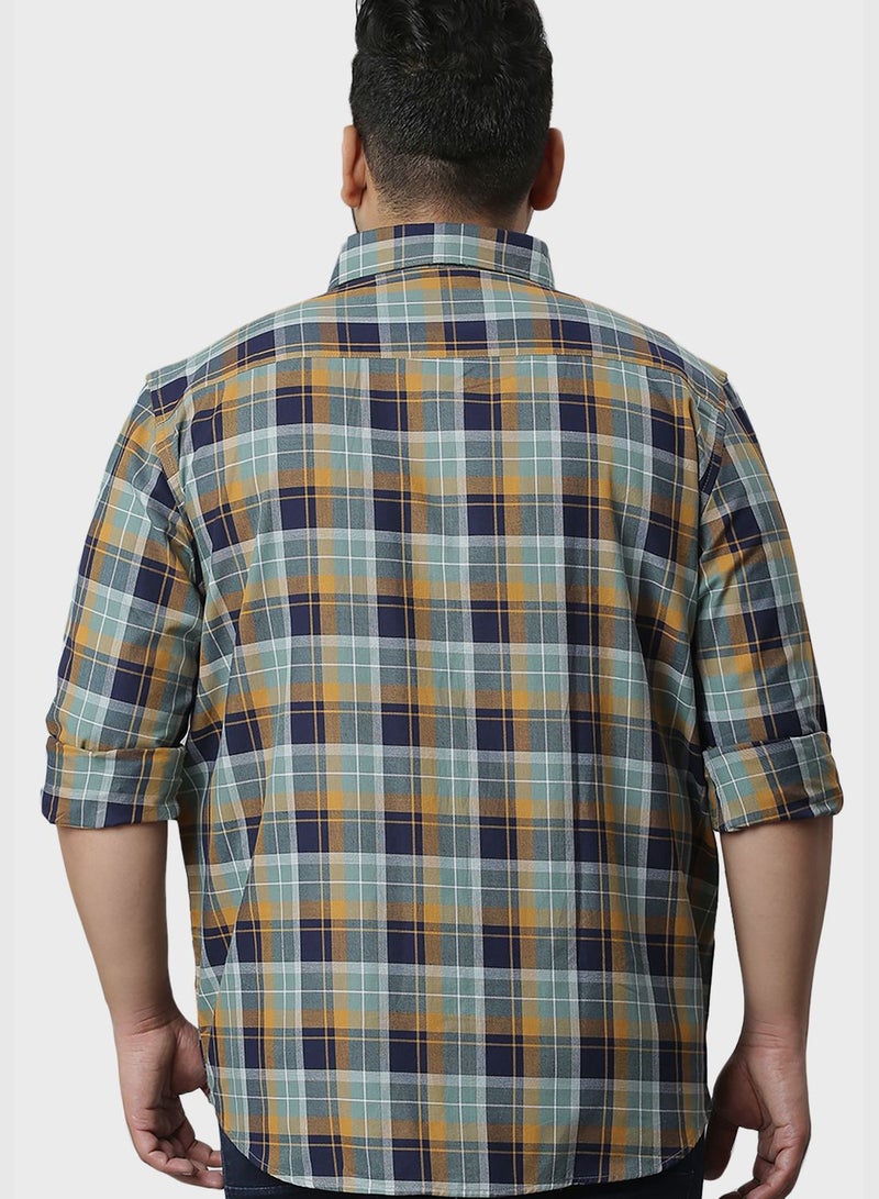 Instafab Plus Checked Shirt - Image 4
