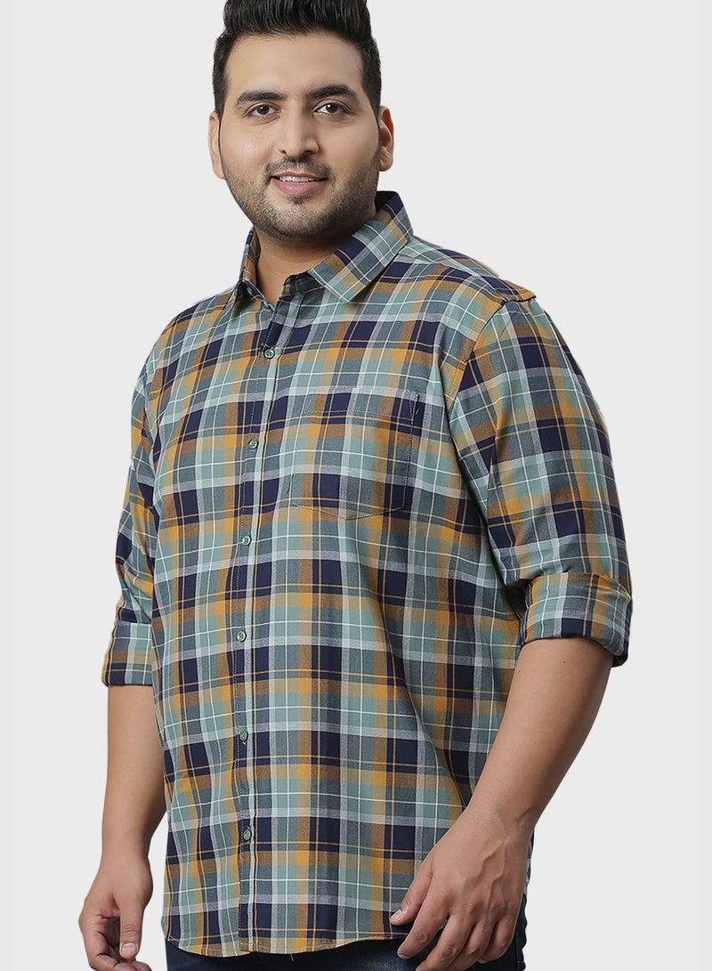 Instafab Plus Checked Shirt - Image 2