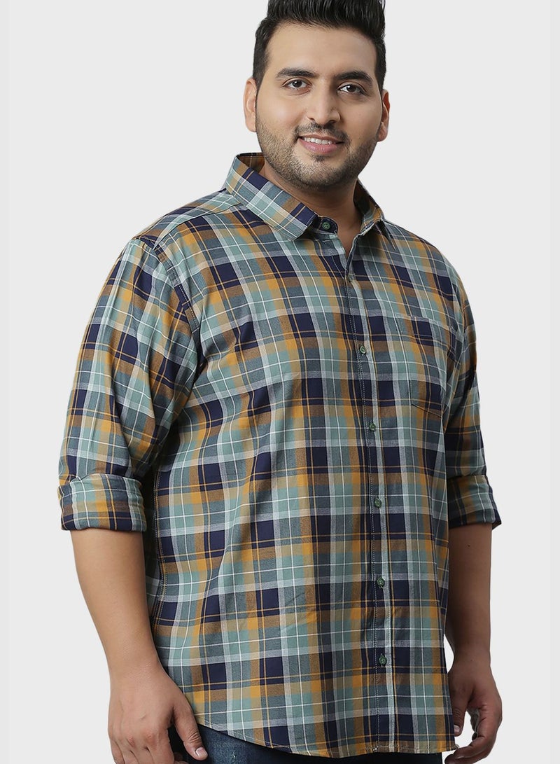 Instafab Plus Checked Shirt - Image 3