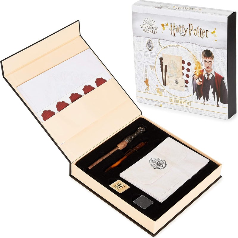 Harry Potter مجموعة هدايا للأطفال لكتابة الخط العربي مع قلم عصا، حبر غير مرئي، أظرف هوجوورتس، مجموعة قرطاسية رائعة كهدية تذكارية - Image 2