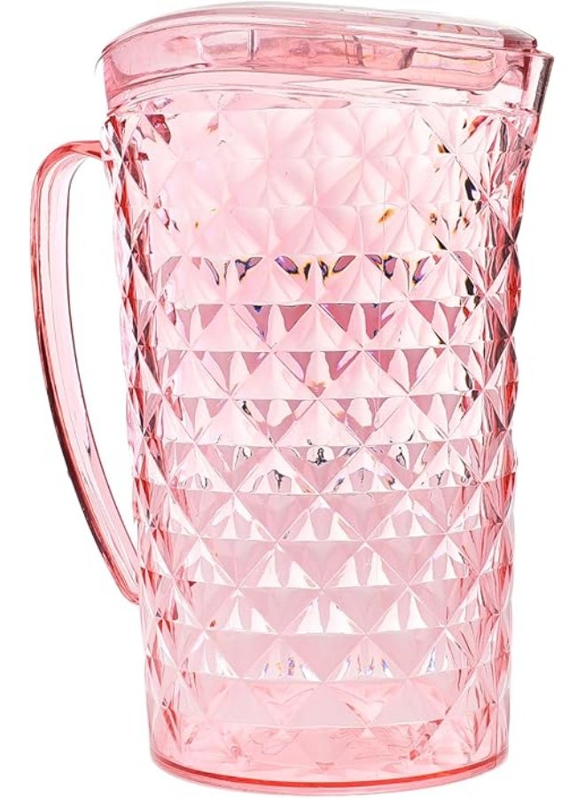 دورق أكريليك بتصميم كريستالي أنيق، خفيف ومقاوم للكسر لتقديم المشروبات بأناقة. - Image 2