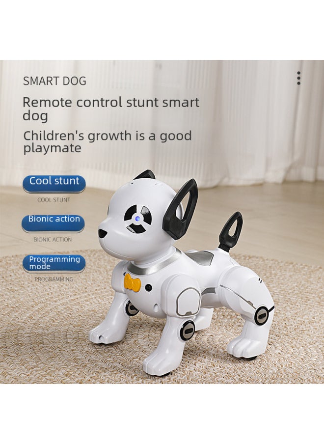 Remote Control Robot Dog Electric Intelligent Imitation Stunt Programming One Key To Follow Early Education Children's Toy Dog Wholesale-Color:Y8359 English Dog [remote Control-built-in Battery 3.7V 500mAh]]-Specifications:29*23.2*15CM  - Image 2