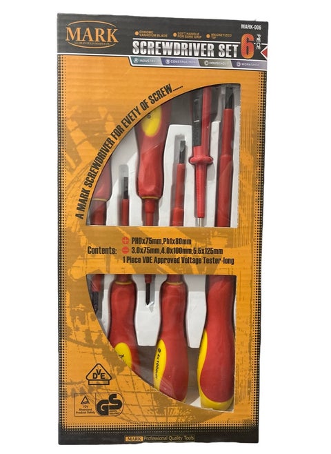 Mark Screwdriver Set 6pc